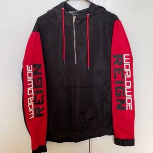 Black and Red Windbreaker
